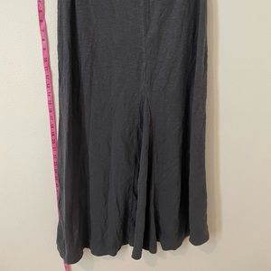 Eileen fisher grey midi/maxi skirt